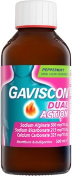 Gaviscon+Dual+Action+Liquid+Peppermint+500ml