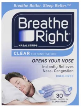Breathe-Right-Nasal-Strips-Clear-SM-30-Pack on sale