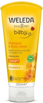 Weleda-Calendula-Baby-Shampoo-Body-Wash-200ml on sale