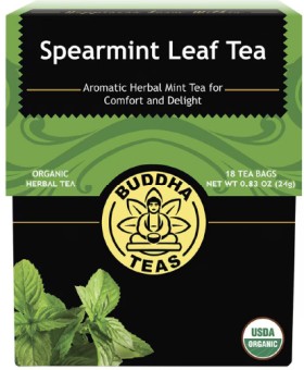 Buddha+Teas+Organic+Herbal+Tea+Bags+Spearmint+Leaf+Tea+18+Pack