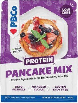 PBCO-Plant-Protein-Pancake-Mix-300g on sale