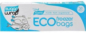 Sugarwrap-Eco-Freezer-Bags-Large-50-Pack on sale