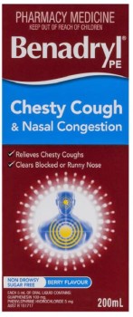Benadryl-Chesty-Cough-Nasal-Congestion-Liquid-200ml on sale