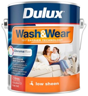 Dulux-WashWear-Low-Sheen-Interior-Wall-Paint-in-Red-Jacks-2L on sale