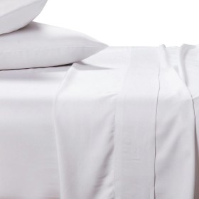 Ivory-Deene-Silky-Soft-Bamboo-Pillowcase-Set-in-White on sale