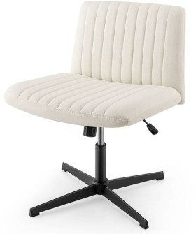 Costway+Reclining+Swivel+Chair+in+Beige
