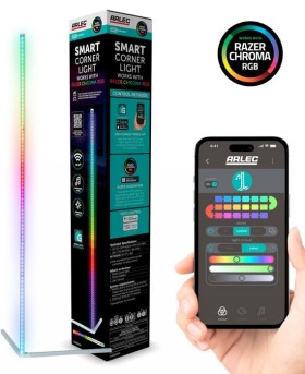 Arlec-Grid-Connect-Smart-14m-Corner-Light-with-Razer-Chroma-RGB on sale