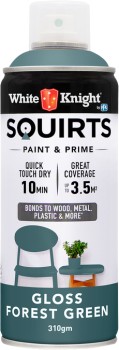 White-Knight-Squirts-Gloss-Spray-Paint-in-Forest-Green-310g on sale