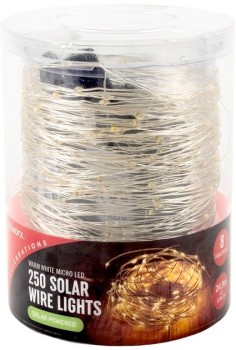 Lytworx+Solar+Micro+LED+Wire+Lights+in+Warm+White+250+Bulbs
