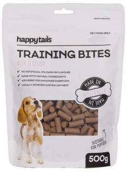 Happy+Tails+%26lsquo%3BTraining+Bites%26rsquo%3B+Beef+and+Liver+Puppy+Treats+500g
