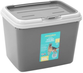Paws-and-Claws-60L-Pet-Food-Storer-with-Scoop on sale