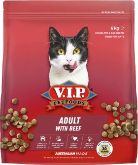 VIP+Beef+Adult+Cat+Dry+Food+6kg