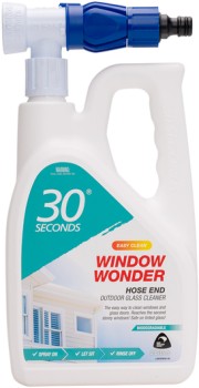 30+Seconds+Window+Wonder+with+Hose+End+Technology+Outdoor+Glass+Cleaner+2L