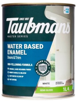 Taubmans-Water-Based-Enamel-Semi-Gloss-Paint-in-Harbour-Sky-1L on sale