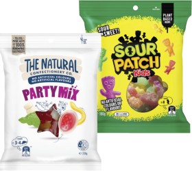 The+Natural+Confectionery+Co.+or+Sour+Patch+Kids+Lollies+130g-230g