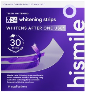 Hismile-V34-Teeth-Whitening-Strips-14-Pack on sale