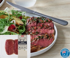 Coles-Australian-No-Added-Hormones-Beef-Rump-Medallions-300g on sale