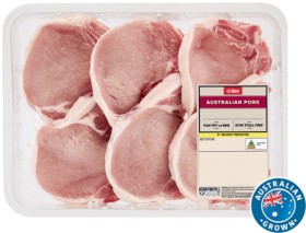 Coles-Australian-Pork-Loin-Chops-Large-Pack on sale