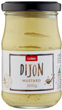Coles-Dijon-Mustard-200g on sale