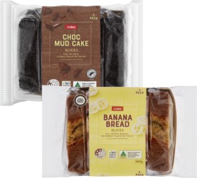 Coles-Banana-Bread-or-Cake-Slices-5-Pack-500g on sale