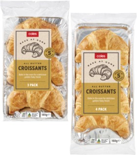 Coles-All-Butter-Croissants-3-Pack-or-4-Pack on sale