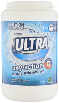 Coles+Ultra+Laundry+Oxy-Action+Stain+Remover+Powder+1kg