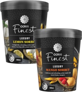 Coles+Finest+Luxury+Sorbet+Tub+500mL