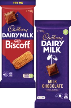 Cadbury-Dairy-Milk-Block-Chocolate-160g-190g on sale
