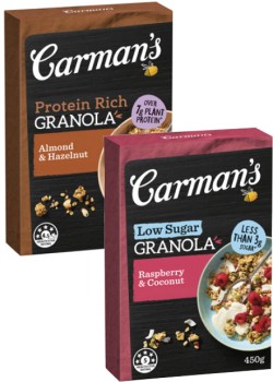 Carmans-Granola-400g-450g on sale