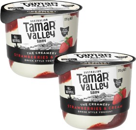 Tamar-Valley-Dairy-The-Creamery-Greek-Style-Yoghurt-170g on sale