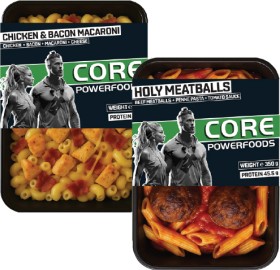 Core-Powerfoods-Frozen-Meal-350g on sale