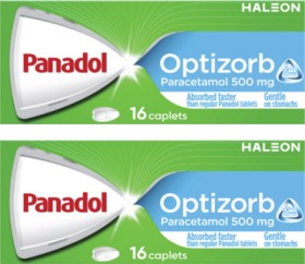 Panadol-Optizorb-Paracetamol-Caplets-16-Pack on sale