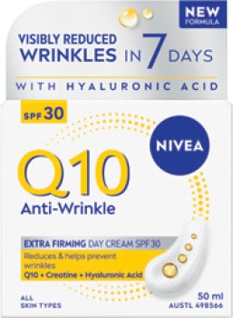 Nivea-Q10-Anti-Wrinkle-Firming-Day-Cream-SPF30-50mL on sale