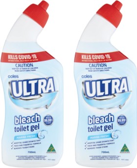 Coles-Ultra-Bleach-Toilet-Cleaner-700mL on sale
