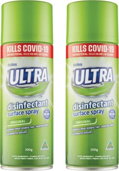 Coles+Ultra+Disinfectant+Spray+300g