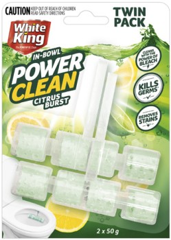 White-King-In-Bowl-Power-Clean-2-Pack-100g on sale