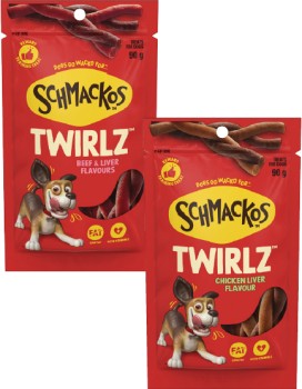 Schmackos+Twirlz+Dog+Treats+90g
