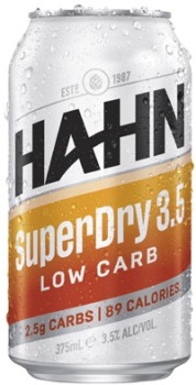 Hahn+Super+Dry+3.5%25+Block+Cans+30x375mL