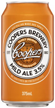 Coopers-Mild-Ale-Cans-24x375mL on sale