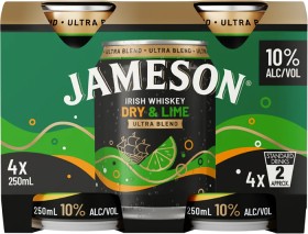 NEW+Jameson+Dry+%26amp%3B+Lime+Ultra+Blend+Can+250mL