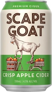 Scape-Goat-Crisp-Apple-Cider-Cans-10x330mL on sale