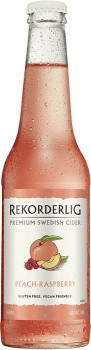 Rekorderlig-Peach-Raspberry-Btl-330mL on sale