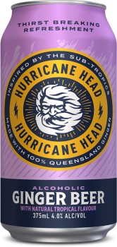 NEW-Hurricane-Head-Ginger-Beer-Tropical-Can-375mL on sale