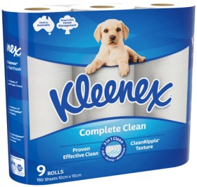 Kleenex+Complete+Clean+Toilet+Tissue+9+Pack