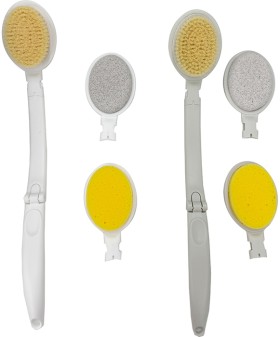 Home+Stories+Long+Handle+Bath+Brush