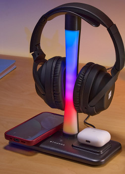 Thunda-Headphone-Stand-with-Wireless-Charger on sale