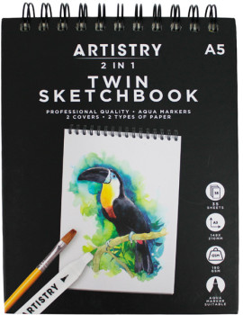Artistry-A5-2-in-1-Twin-Sketchbook on sale