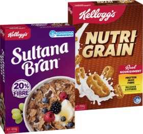 Kellogg%26rsquo%3Bs+Nutri%E2%80%91Grain+290g%2C+Sultana+Bran+420g+or+Original+Special+K+300g