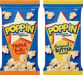 Poppin+Microwave+Popcorn+100g+Selected+Varieties
