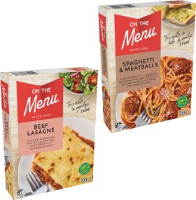 On+The+Menu+Frozen+Meal+260g+Selected+Varieties